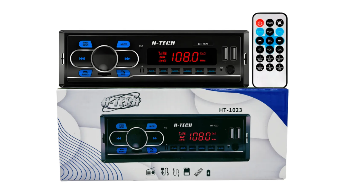 Review Som Rádio Automotivo Bluetooth H-tech