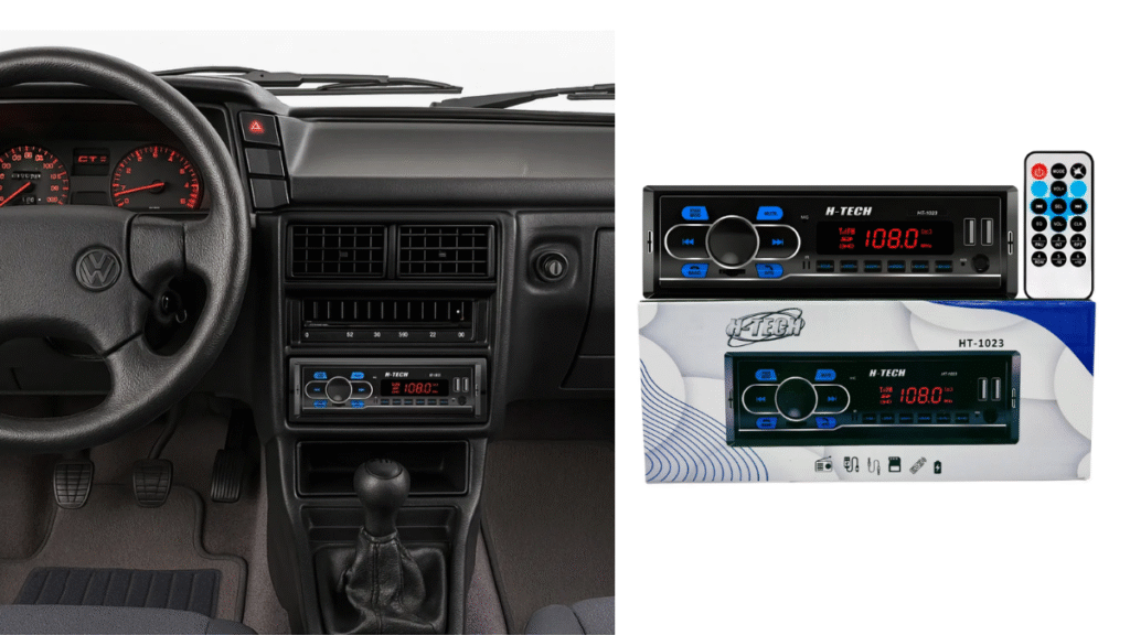 Som Rádio Automotivo Bluetooth H-tech